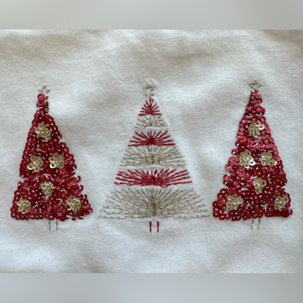 Okadi Festive Long Sleeve Kids Tee - White and Red - Picture 2 of 4